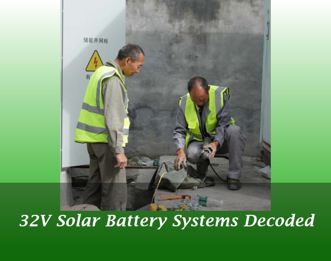 32V Solar Battery Systems Decoded